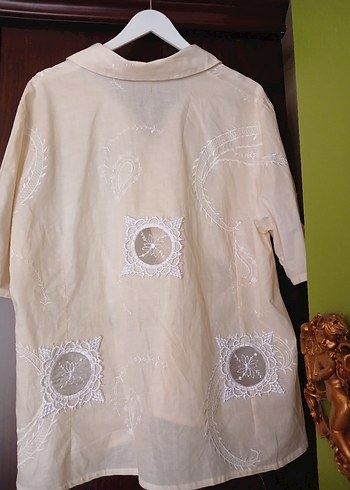 Nakışlı Bohem Gömlek - Görsel 9