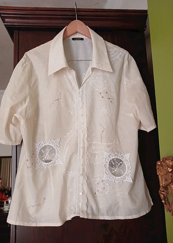 Nakışlı Bohem Gömlek - Görsel 19