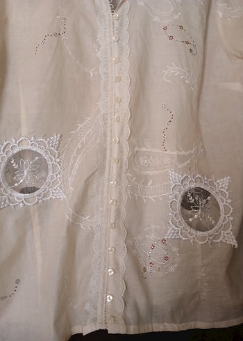 Nakışlı Bohem Gömlek - Görsel 14