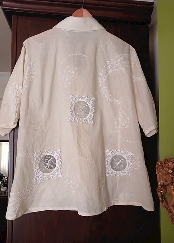 Nakışlı Bohem Gömlek - Görsel 15