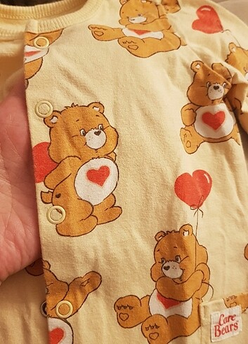 3 Ay Beden sarı Renk H&M patiksiz çıtçıtlı tulum 2-4 ay