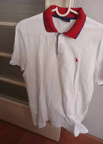U.S. Polo Assn. Erkek Beyaz Polo Tişört