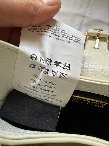  Beden beyaz Renk Orijinal versace mini çanta