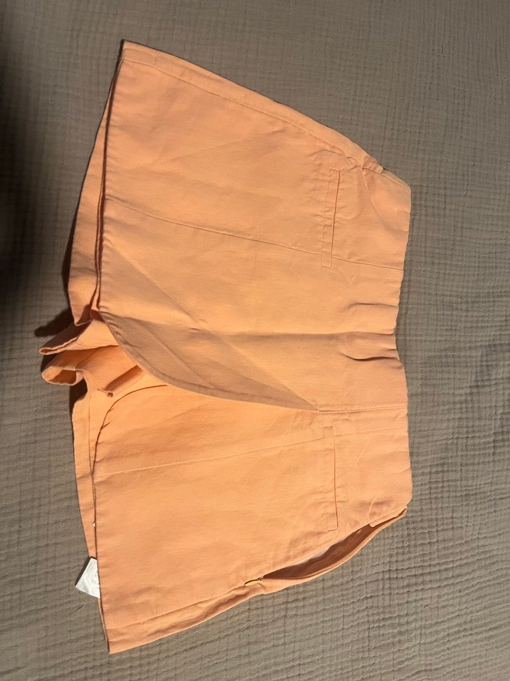 Kısa Kollu Keten Kadın Takım Elbise - Görsel 5