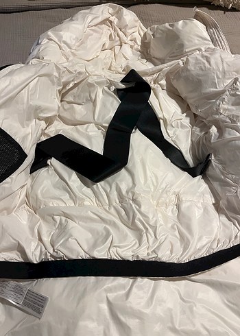 Beyaz Kürklü Kadın Kışlık Mont - Görsel 6