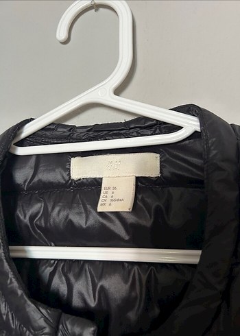 Düğmeli Siyah Midi Kadın Ceket - Görsel 2