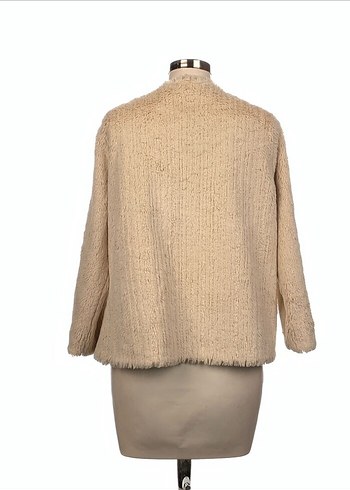 Bej Kürk Detaylı Kadın Ceket - Görsel 3