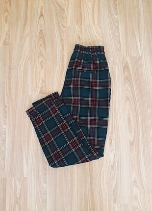 bershka kareli pensli pantolon