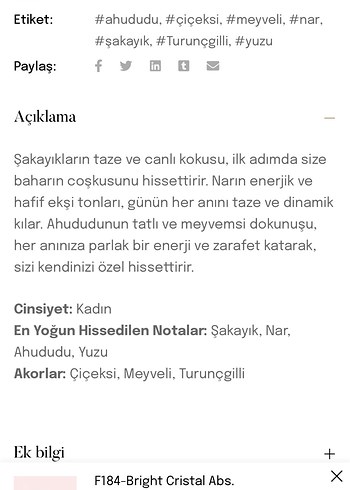Beden Renk MUSCENT Versace Bright Crystal Absolu