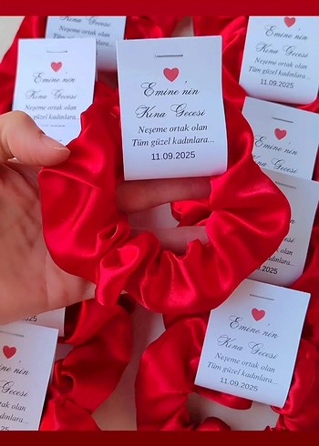 kişiye özel saten toka