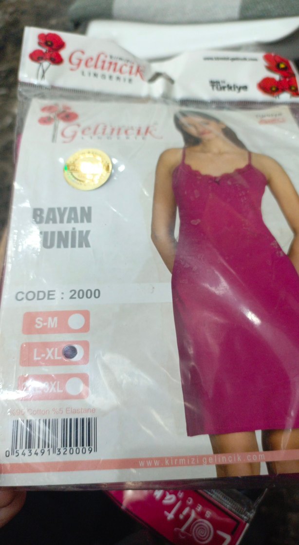 Pembe Parlak Midi Kadın Gecelik - Görsel 2