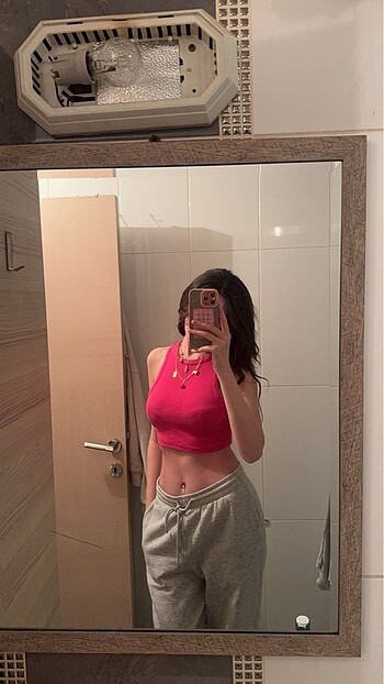 s Beden pembe Renk Pembe crop