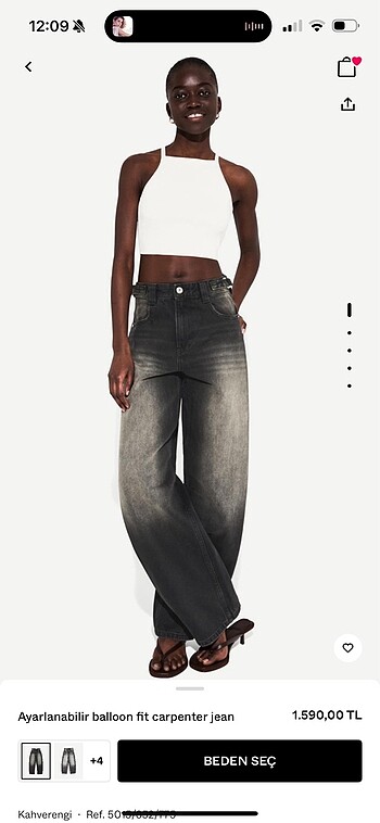 BERSHKA pantolon