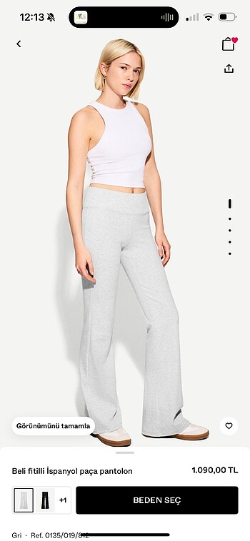 BERSHKA İspanyol tayt