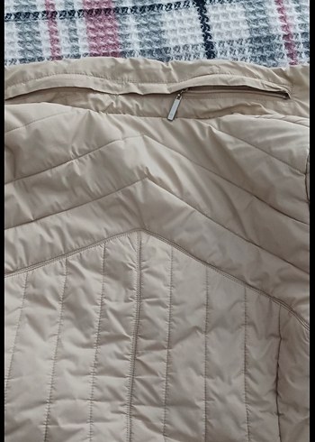 Düğmeli Bej Midi Kadın Ceket - Görsel 2