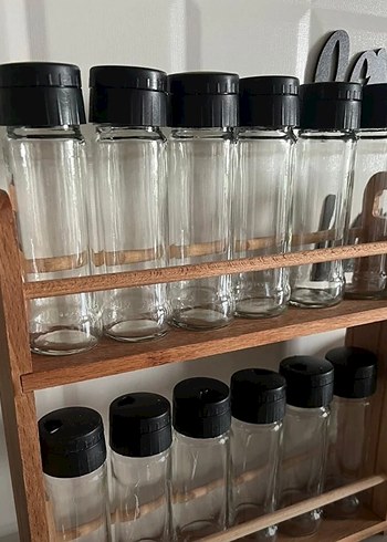 Ahşap Standlı Baharatlık Seti - Görsel 10