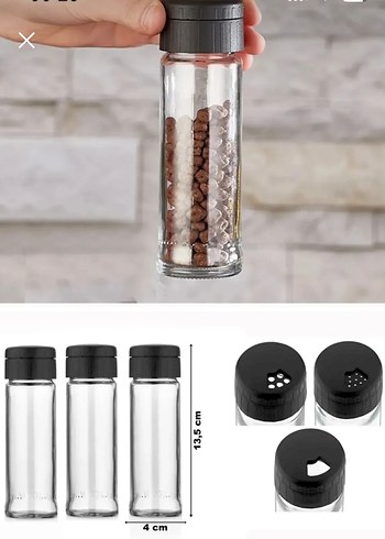 Ahşap Standlı Baharatlık Seti - Görsel 3