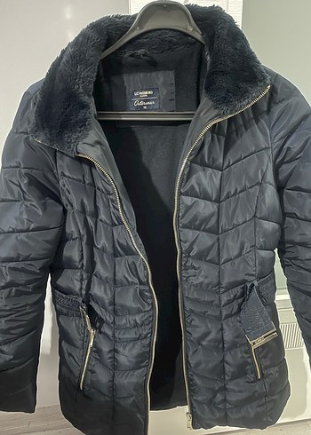 Kadın Lacivert Midi mont - Görsel 5