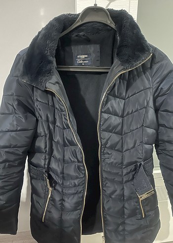 Kadın Lacivert Midi mont - Görsel 3