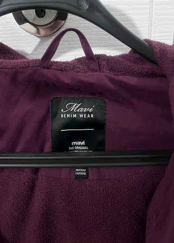 Bordo Parlak Kadın Kışlık Ceket - Görsel 4