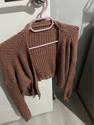 diğer Beden camel Renk Crop Ceket
