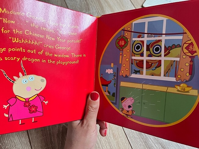  Beden Renk İngilizce Peppa Pig çocuk kitabı