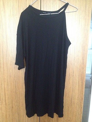 Bershka siyah mini elbise