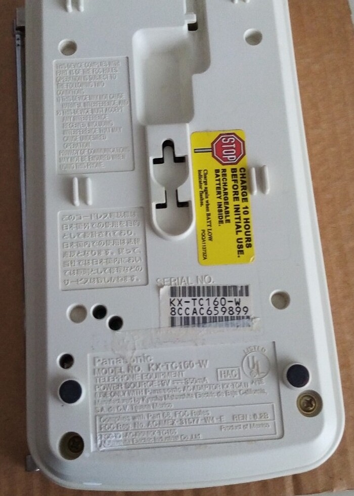 Telsiz telefon panasonic - Görsel 3