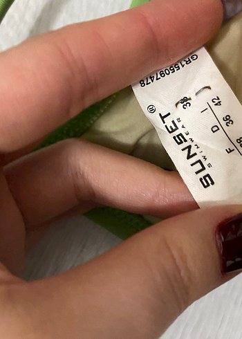 Yeşil İpli Kadın Bikini İkisi beraber - Görsel 3