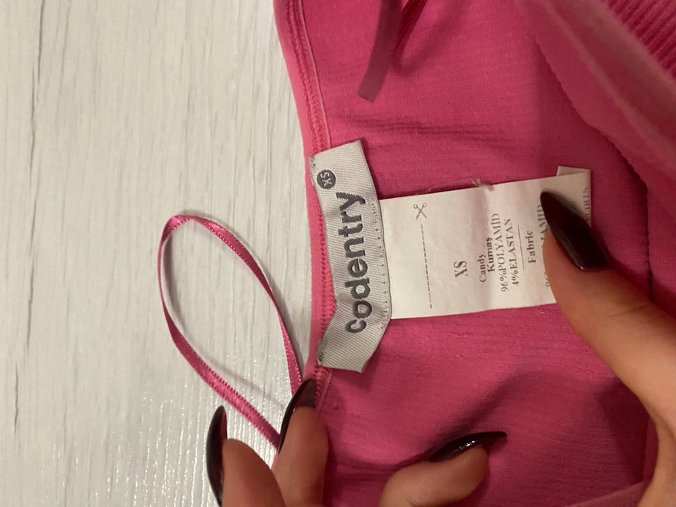 Vintage straplez bluz - Görsel 2