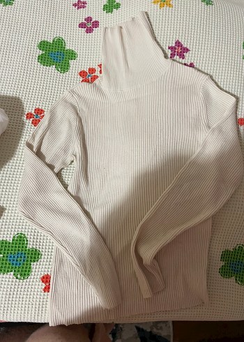 Defacto Defacto Slim Fit Balıkçı Yaka Bej Kazak