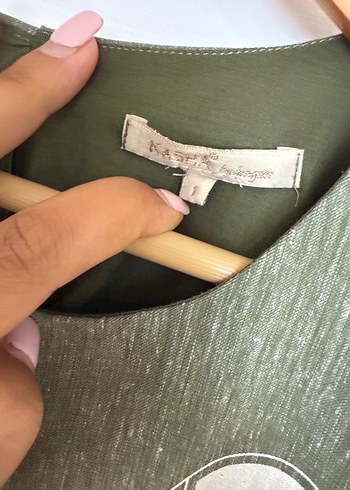 38 Beden yeşil Renk Kasha , Kolsuz, Midi Boy Yeşil Elbise(96cm)