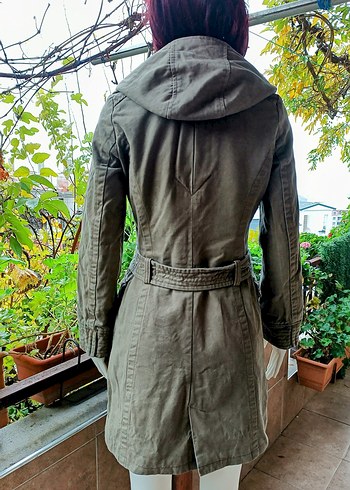 KAPŞONLU BAYAN PARKA & KABAN - Görsel 5