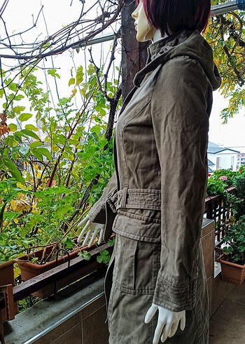 KAPŞONLU BAYAN PARKA & KABAN - Görsel 4