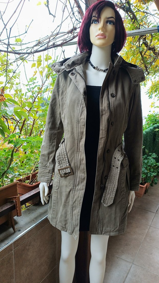 KAPŞONLU BAYAN PARKA & KABAN - Görsel 3