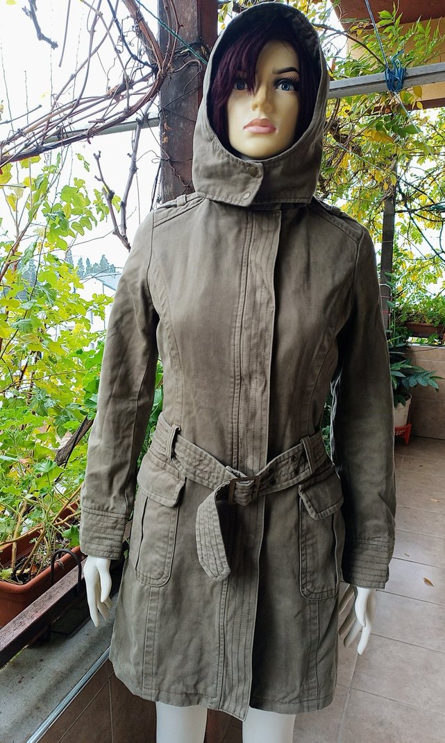 KAPŞONLU BAYAN PARKA & KABAN - Görsel 2