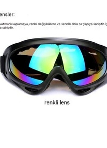 MOTOSİKLET & SNOWBOARD & KAYAK GÖZLÜK - Görsel 5