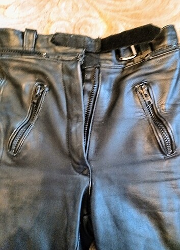 DETLEV LOUİS ALMANYA DAN DERİ MOTOR PANTOLON - Görsel 7