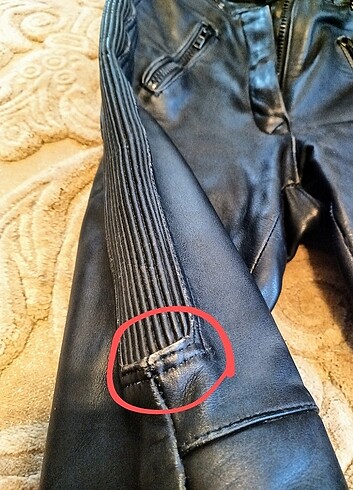 DETLEV LOUİS ALMANYA DAN DERİ MOTOR PANTOLON - Görsel 15