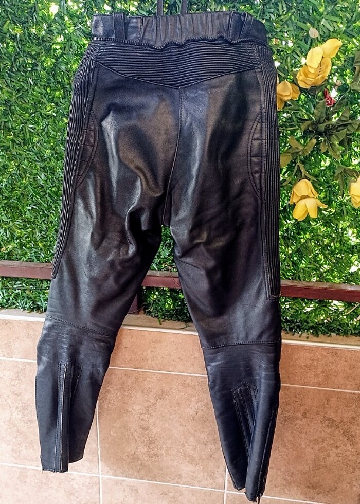 DETLEV LOUİS ALMANYA DAN DERİ MOTOR PANTOLON - Görsel 3