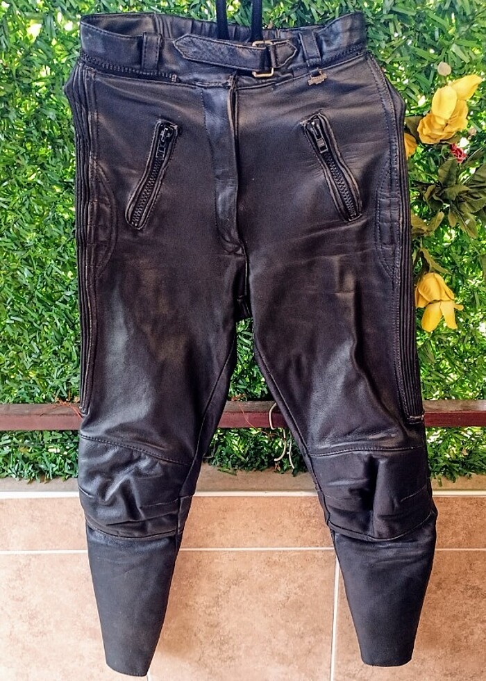 DETLEV LOUİS ALMANYA DAN DERİ MOTOR PANTOLON - Görsel 2