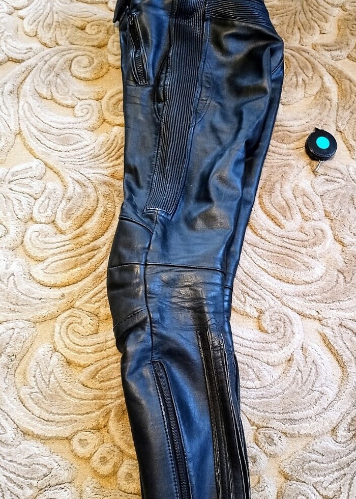 DETLEV LOUİS ALMANYA DAN DERİ MOTOR PANTOLON - Görsel 5