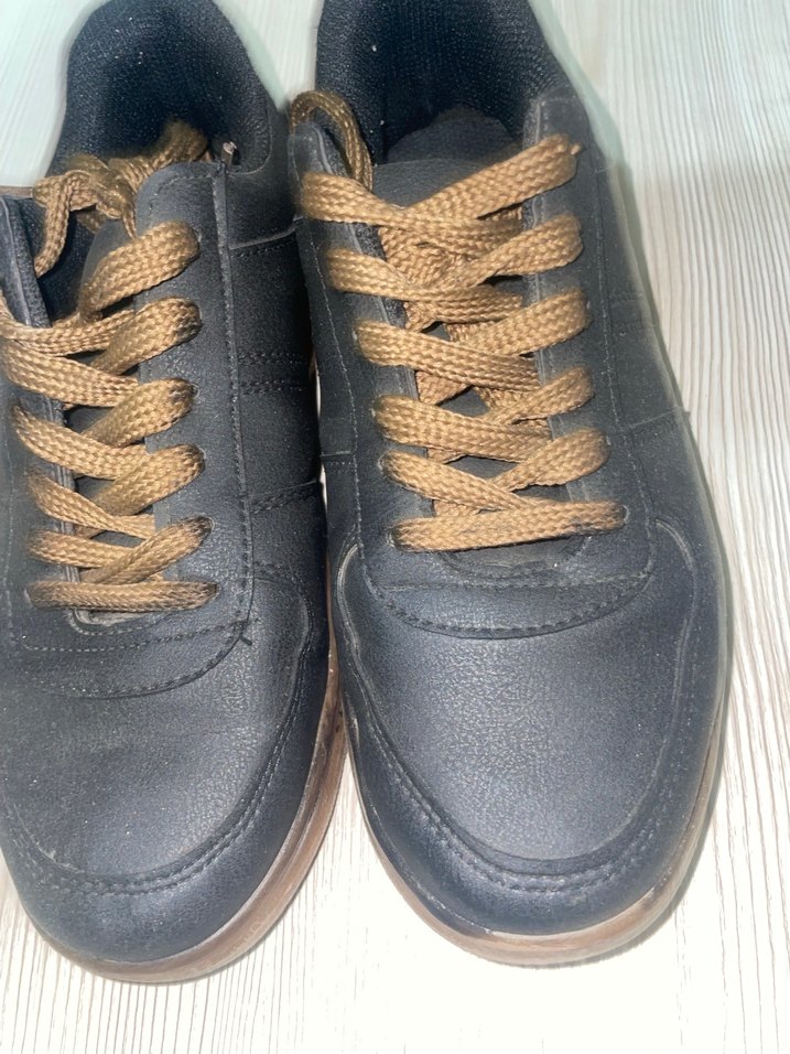 Kahverengi Erkek Spor Ayakkabı Bağcığı - Görsel 2