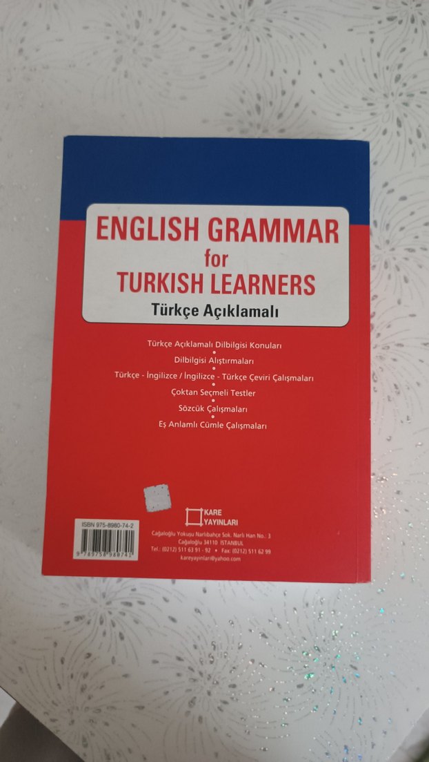 İngilizce Dilbilgisi Türkçe Açıklamalı Kitap - Görsel 2