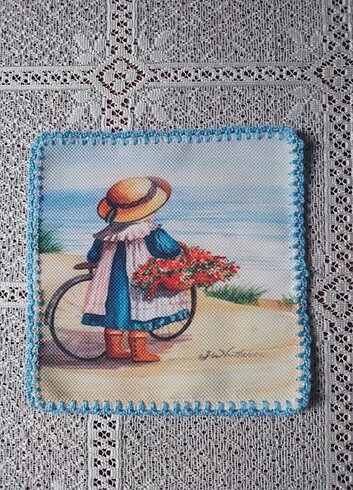 Vintage Desen Sunum Peçetesi 