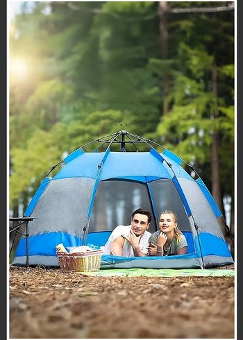 çift katlı otağ tipi otomatik kamp çadırı - Görsel 2