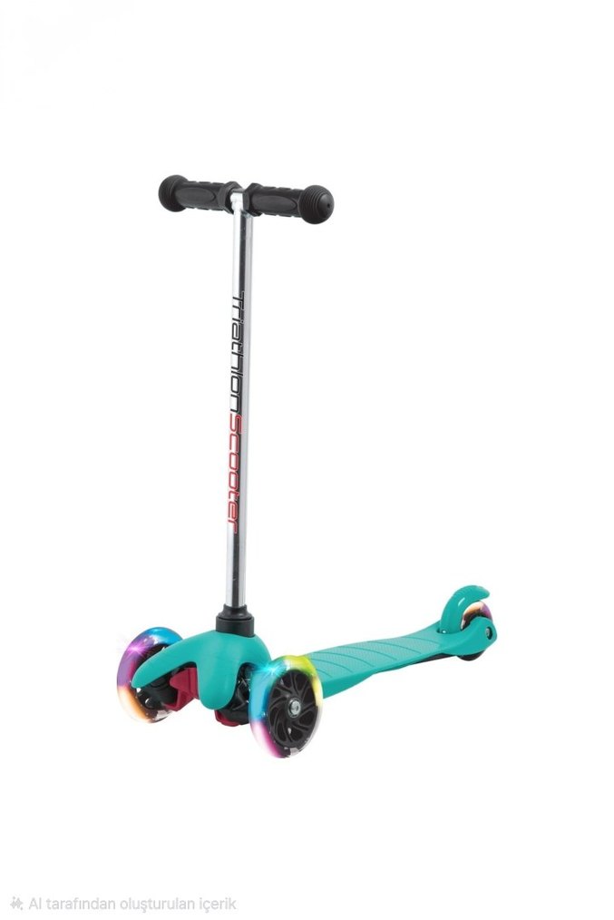 Üç tekerlekli ışıklı çocuk scooter - Görsel 5