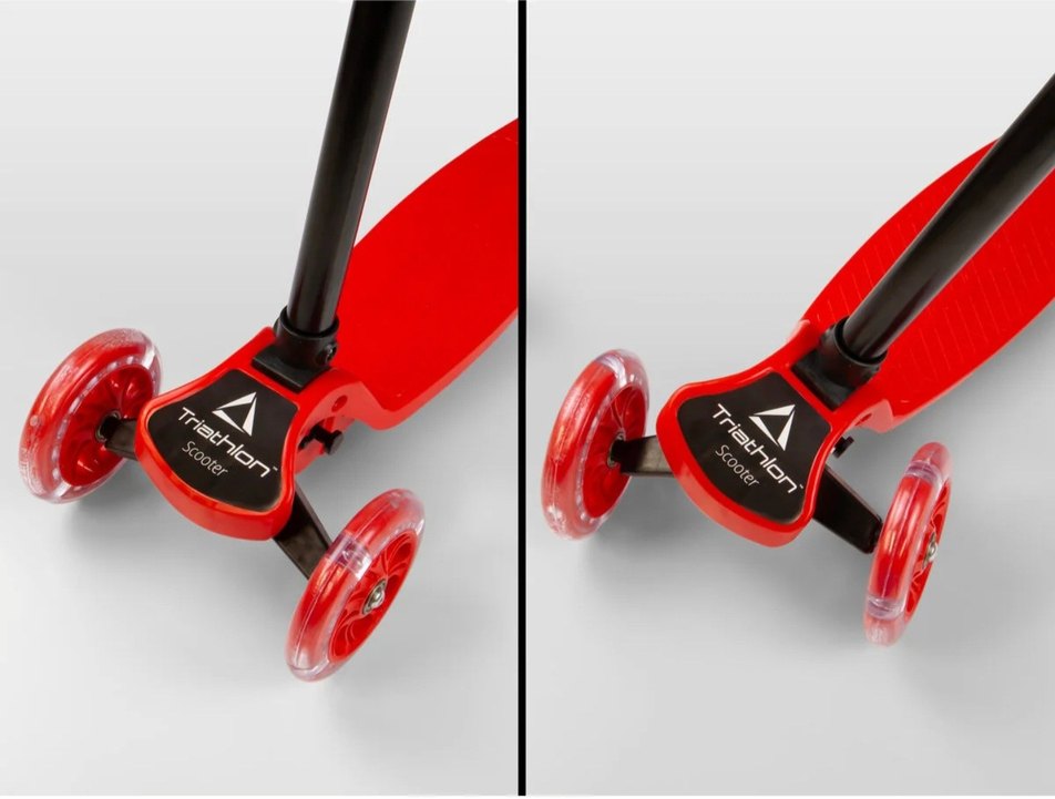 Üç tekerlekli ışıklı çocuk scooter - Görsel 3