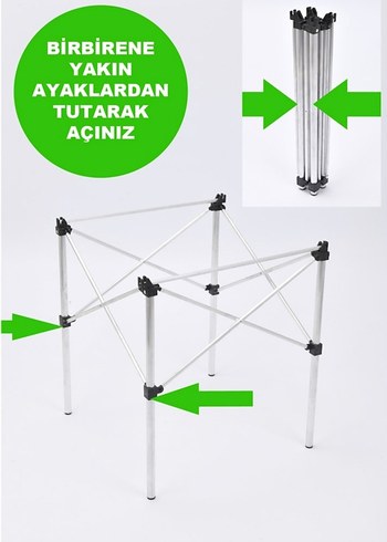 Katlanabilir kamp masası - Görsel 5