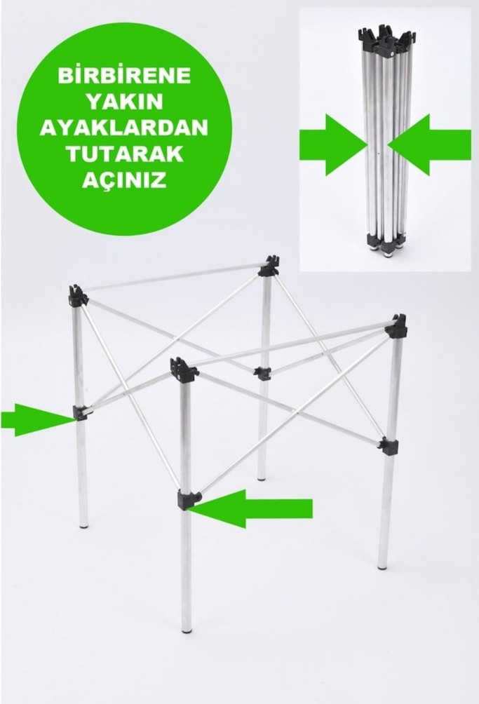 Katlanabilir kamp masası - Görsel 5